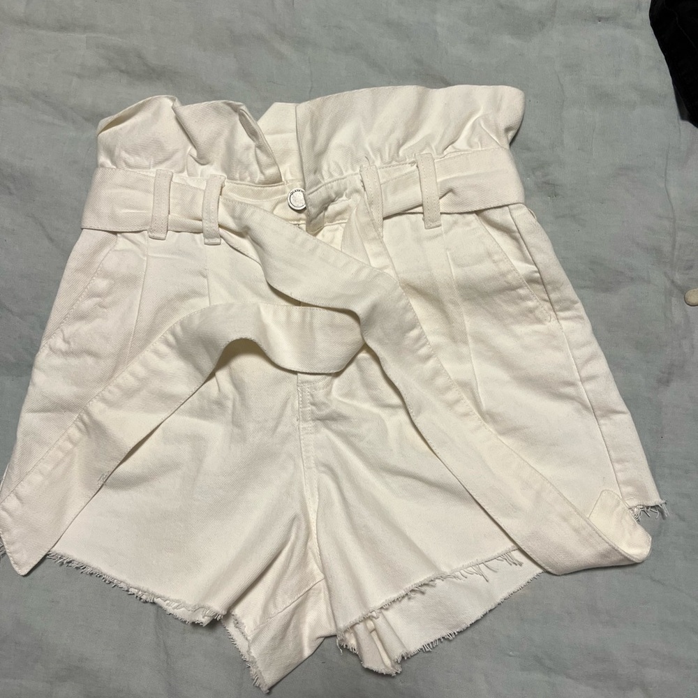 Blank NYC paper bag shorts